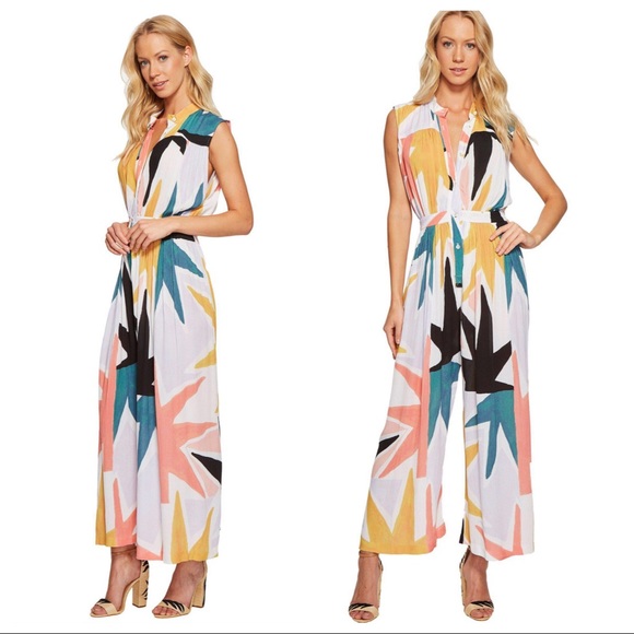 Mara Hoffman Pants - NWT Mara Hoffman Sleeveless Gathered Jumpsuit